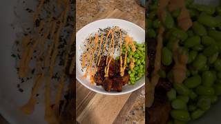 Making some teriyaki salmon bowls [upl. by Ragse]