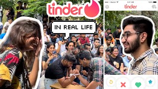 Dyal Singh College Mai Tinder In Real Life😍😱 Freshers Ki Pickup Line😋❤️  Delhi University  Du [upl. by Tirrag]