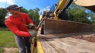 How To Do Land Clearing With Excavator For Beginners  DigginLife21 [upl. by Bruis]