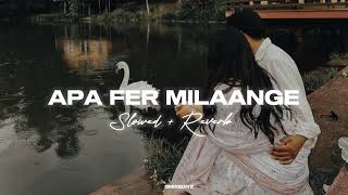 APA FER MILAANGE  Slowed and Reverb  Punjabi Music  Remix Music [upl. by Haroved]