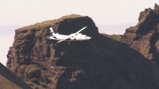 F50 Landing in Vestmannaeyjar [upl. by Kneeland]