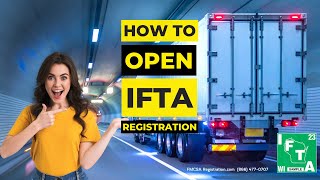 IFTA Registration  How To Register Your Truck For IFTA A StepByStep Guide for IFTA Creation [upl. by Chemar]