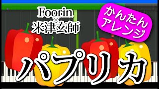 パプリカ【Foorin × 米津玄師】初心者向けゆっくり簡単ピアノ 2020年 東京オリンピック・パラリンピック応援テーマソング [upl. by Onailil345]