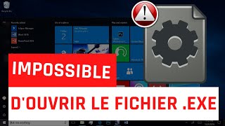 Impossible douvrir les fichiers exe dans Windows 3 solutions [upl. by Basilio]