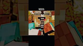 Noob 2023 vs 2016 minecraft edit майнкрафт minecraftshorts minecraftmemes foryou noob [upl. by Megen]