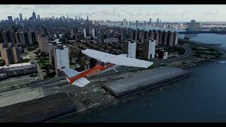 XPlane 12 New York City C172NG [upl. by Itsa236]