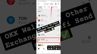 How to Send Memefi Token From OKX Web 3 Wallet to BybitOKXBitGetKucoinBingX GateIo Guide [upl. by Nortad]