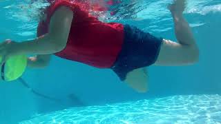 Full scene underwater pool 5 summer diving swimming hold breath funny mirror mask [upl. by Drawd]