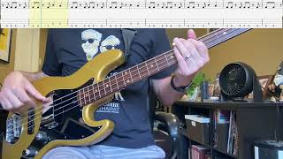 Slow Ride by Foghat Isolated Bass Cover with Tab [upl. by Aneer]