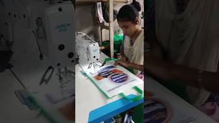 Amazing nonwoven tissue bag making process ytshorts trending selaikaj shortsfeed sewingbag [upl. by Raynata338]