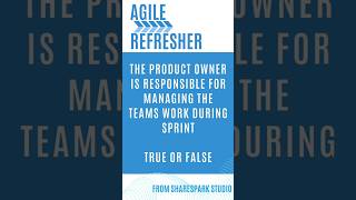 Scrum Refresher  Quick knowledge check interview scrum agile projectmanagement scrumstudy [upl. by Marashio]