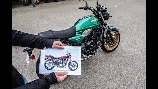 Essai Kawasaki Z650RS  Ah Souvenir [upl. by Adara27]