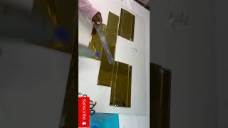 diy dollartree diflart mirrors diyhomedecor gold Amazon doityourselfproject easydiy [upl. by Naivad971]