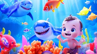 ABC 🦈 Baby Shark Dance 🌈 Doo Doo Doo 🦈  Best Pals Kids Songs amp Nursery Rhymes [upl. by Yusuk]