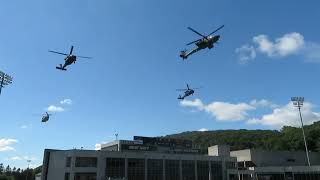 Helicopter Flyover Army Vs Hawaii Football Sept 15 2018 [upl. by Oigroig306]