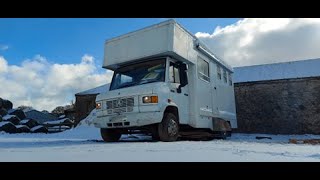 Horsebox Conversion Building a van in the snow [upl. by Tyler]