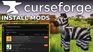 How To Use CurseForge Minecraft Mods [upl. by Eartnoed]