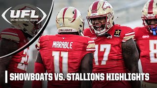 Memphis Showboats vs Birmingham Stallions  UFL Highlights [upl. by Zilber]