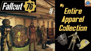 Fallout 76 My Entire Apparel Collection [upl. by Wertheimer415]