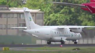 Rhein Neckar Air  MHS Aviation Dornier 328110 DCIRJ MHV 221 takeoff at Berlin Tegel airport [upl. by Ahtebbat319]