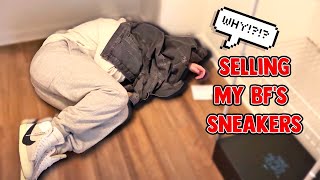 TELLING MY BOYFRIEND I SOLD HIS 30K SNEAKER COLLECTION HE CRIED [upl. by Sharline40]