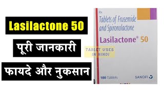 Lasilactone 50 Tablet Uses in Hindi  Edema  Side Effects  💊 [upl. by Anaillil649]