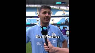 Man Citys Rodri slams Arsenals mentality in postmatch interview after winning Premier League [upl. by Gan]