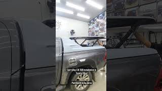 Carryboy CB 796 Automatic Canopy Installed in Toyota Hilux [upl. by Einnol586]