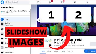 How To Create a Facebook Cover Slideshow In 2021 [upl. by Ydissak]