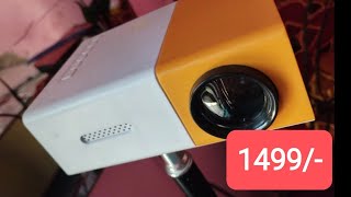 Cheapest Projector For Watching MoviesUnboxing and Review [upl. by Sheffy866]