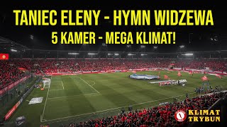 █▬█ █ ▀█▀ Atmosfera początku meczu na Widzewie  Taniec Eleny  hymn Widzewa  Widzew  Warta Poznań [upl. by Jerrilyn]