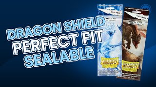 Product Spotlight Dragon Shield Perfect Fit Sealable  100 Standard Size [upl. by Yajnas195]