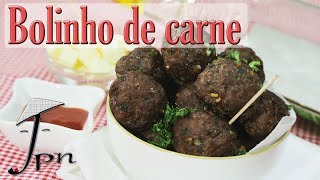 Receita de bolinhos de carne [upl. by Rachaba]