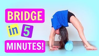 How to do a BACKBEND BRIDGE from the ground [upl. by Cogen]