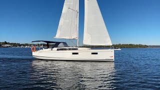 Sailing the Beneteau Oceanis 381  SailTime Port Stephens [upl. by Llenyaj913]