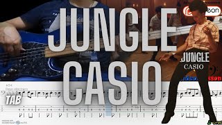 🕺Casio jungle BASS tabs TUTORIAL PDF [upl. by Ailegnave]