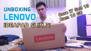 11 Juta Unboxing Laptop Lenovo Ideapad Slim 3i Speak Tertinggi [upl. by Rialc]