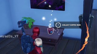 Collect Find the Stark Industries coffee mug and donate it to the the Stark Fan Club Fortnite [upl. by Suoivatnod]