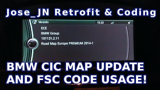 BMW CIC Map Upgrade [upl. by Iffar915]