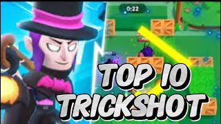 TOP 10 TRİCKSHOT MORTİS 💥👍🏼 Brawl Stars [upl. by Eniretak931]