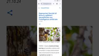 Espressioni facciali di lemuri e gibboni decodificate con lintelligenza artificiale [upl. by Cadell]