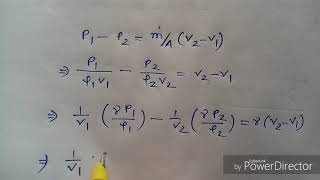 Derivation of Prandtl mayer equation fluidmechanics normal shock waverelation between M1 AND M2 [upl. by Vernon]