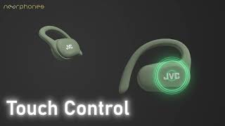 JVC HANP40T quotnearphonesquot Open Ear True Wireless Headphones [upl. by Koerlin]