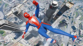 GTA 5 SPIDERMAN Ragdolls Compilation Euphoria Physics Showcase [upl. by Mcmullan]