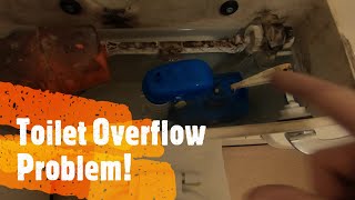 Toilet Cistern Overflowing amp how to fix it [upl. by Mir]