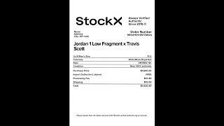 StockX receipt generator 2024 [upl. by Esiuolyram619]