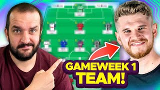 FPL TEAM REVEAL FOR GAMEWEEK 1 WITH StatmanDave  Fantasy Premier League Tips 202425 [upl. by Anaili935]