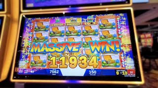 MASSIVE WIN  Lucky Larrys Lobstermania 4 Link  Advantage Play  How to Beat Slot Machines [upl. by Pendleton]