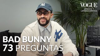 Bad Bunny responde todo sobre él EN ESPAÑOL  Vogue México y Latinoamérica [upl. by Thekla549]