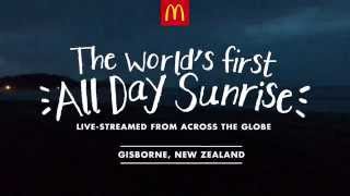 McDonalds Singapore All Day Sunrise  Gisborne New Zealand [upl. by Eiralav327]